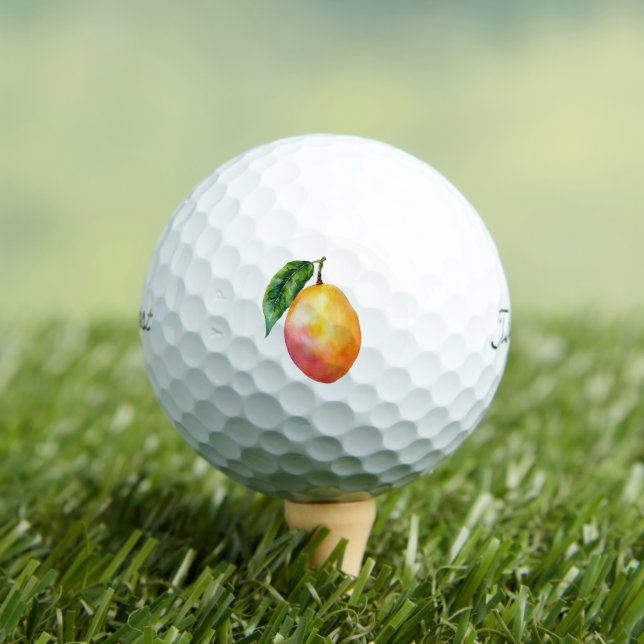 Rosa gelbe Mango Frucht Golfball (Insitu T-Shirt)