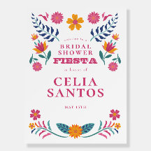 Rosa gelbe mexikanische Fiesta-Brautjunggesellinne