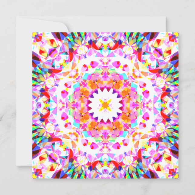 Rosa Gelbe Weihnachtsfeiertage Snowflake (Vorderseite)