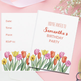 Rosa Gelborange Blütenhaut Einladung