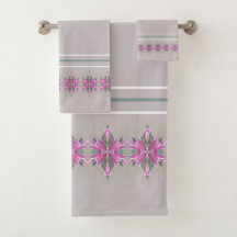 Rosa Gemustert im Detail