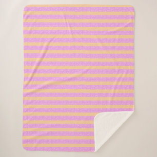 Rosa Geometrisch Sherpadecke