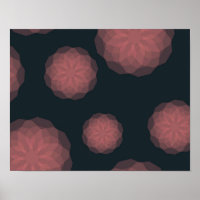 Rosa, geometrische, coole, trendige Blume