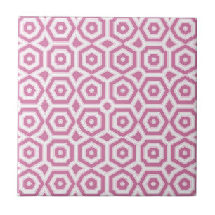 rosa geometrische Muster Deko Fliese
