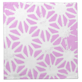 rosa geometrisches Muster Serviette