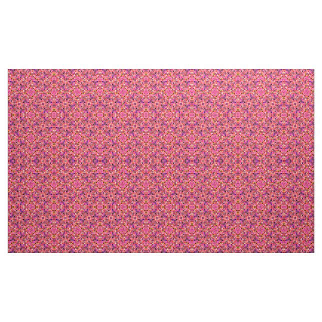 rosa geometrisches Muster Stoff (Yard (91,4 cm))
