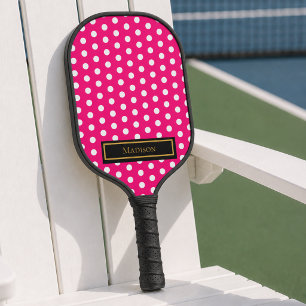 Rosa gepunkteter Pickleball-Schläger Pickleball Schläger