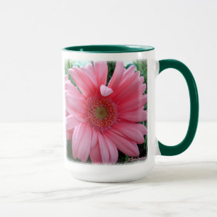 Rosa Gerber Gänseblümchen Tasse