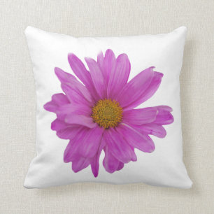 Rosa Gerbera-Gänseblümchen-kundengerechtes Kisse Kissen