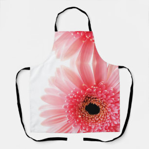 Rosa Gerbera-Margerite Schürze