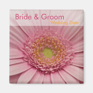 Rosa Gerbera • Save the Date Magnet