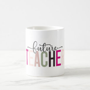 Rosa Geschenk für zukünftige Lehrerinnen Kaffeetasse