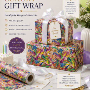 Rosa Geschenkpapier Stilvolle Geschenkpapierroll