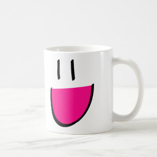 Rosa Gesichts-Kaffee/Tee-Tasse (weiß) Kaffeetasse