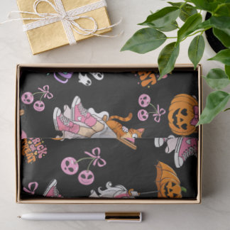 Rosa Gespenstermädchen Halloween Süß Gruselig Seidenpapier