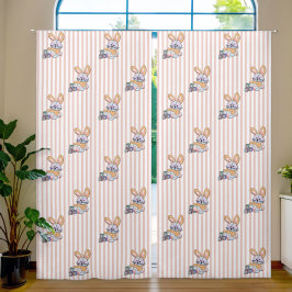 Rosa gestreiftes Kinderzimmer Art - Sonnenschein 5
