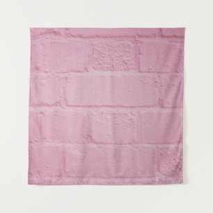 ROSA GESTRICHENE ZIEGELWAND WANDTEPPICH