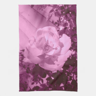 Rosa getönte Rose Küchentücher