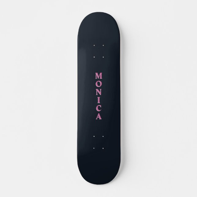Rosa Gewohnheit der tiefen Marine Skateboard (Vorne)