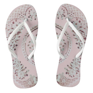 Rosa Gibson-Mädchen Flip Flops
