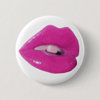 Rosa giftiger Kuss Button