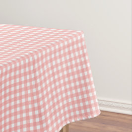 Rosa Gingham Karo Pattern Tischdecke