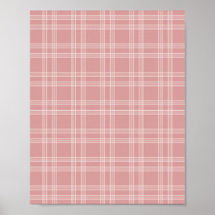 Rosa Gingham Poster