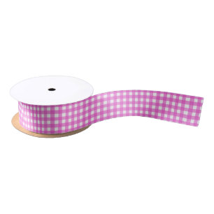 Rosa Gingham Satinband