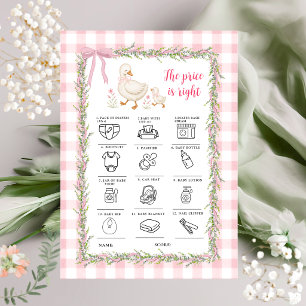 Rosa Gingham Silly Goose The Price is Right Baby S