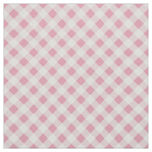 Rosa Gingham Stoff