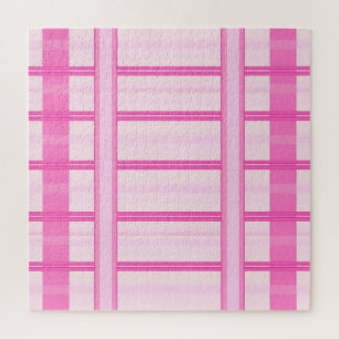 Rosa Gingham-Streifen-Karomuster