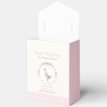 Rosa Gingham-Waldland Alberne Gans Mädchen Baby Sh