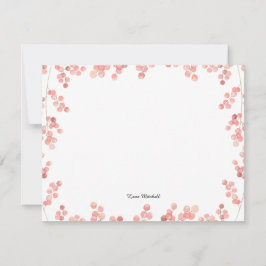 Rosa Gipskraut Mitteilungskarte