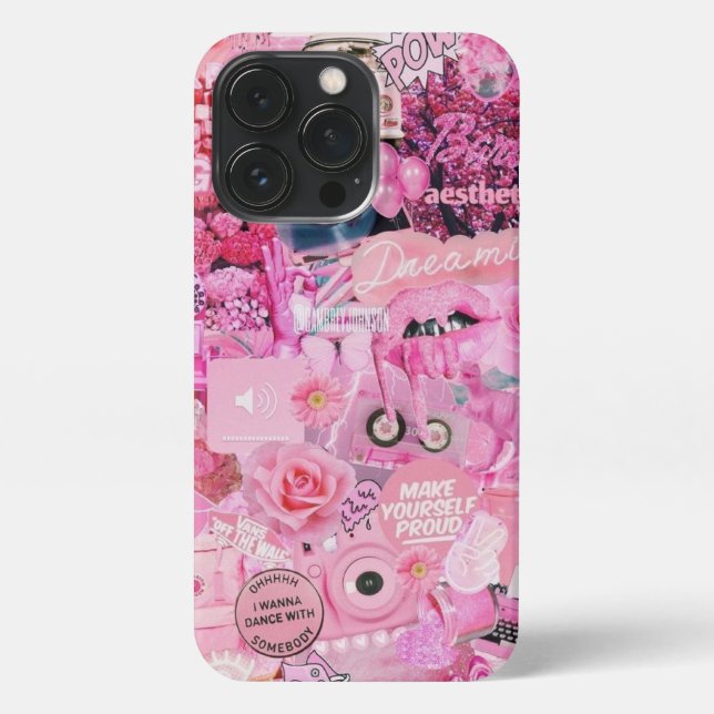 Rosa Girl Cover iPhone 13 Pro Hülle (Rückseite)