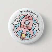 Rosa Girl Rocketship