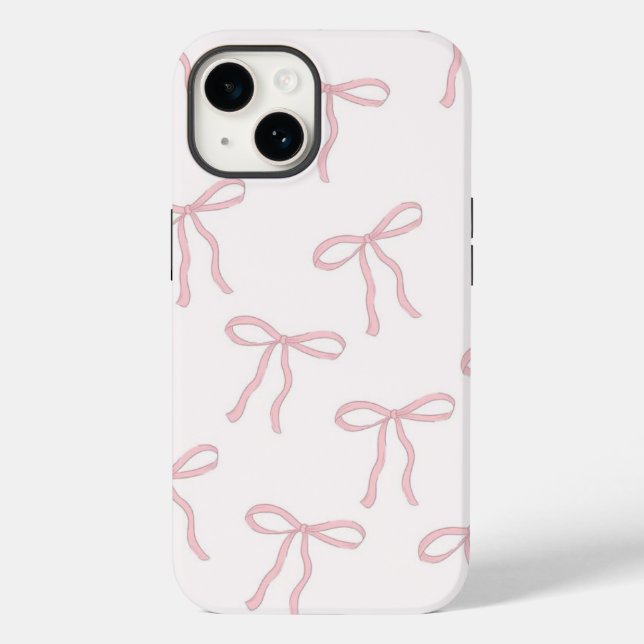 Rosa-Girly-Schale kleine Drosselklötze Case-Mate iPhone 14 Hülle (Rückseite)