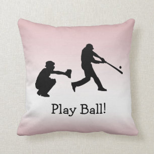 Rosa Girly Spiel-Ball-Baseball trägt Kissen zur