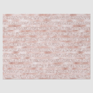 Rosa Glam Glitzer Streifen Seidenpapier