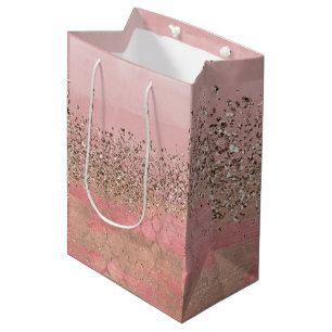Rosa Glitter-Schimmer marokkanische indische Prinz Mittlere Geschenktüte