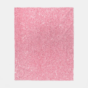 Rosa Glitzer, abstrakte Weihnachtsstruktur. Fleecedecke