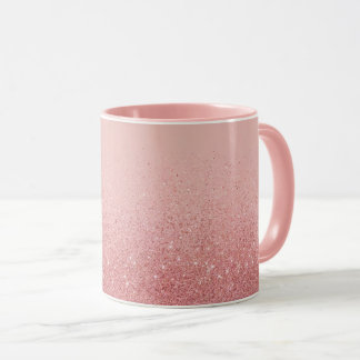 Rosa Glitzer Combo-Tasse Tasse
