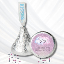 Rosa Glitzer Dreamy Cloud Brautparty