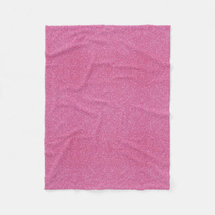 Rosa Glitzer-Fleece-Decke Fleecedecke