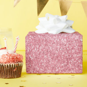 Rosa Glitzer Glitz Unicorn Sparkle   Geschenkpapier