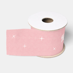 Rosa Glitzer Glitzern Girl's Birthday Ripsband