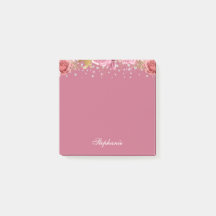 Rosa Glitzer Individuelle Name