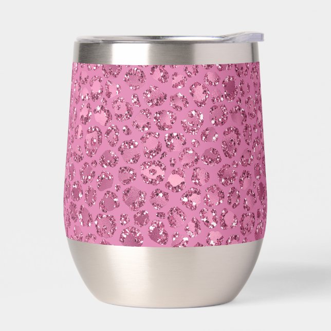 Rosa Glitzer Leopard (Links)