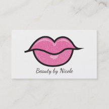 Rosa Glitzer Lippen Kiss Chic Makeup Glam Beauty