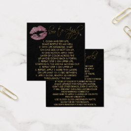 Rosa Glitzer Lips 2 - Anwenden