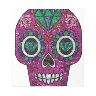 Rosa Glitzer Notizblock